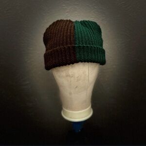 Two-Tone Crochet Beanie